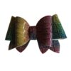 Multicolor Pigtail Hair Bow Clip - Image 2