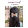 Elegant Green Hair Bow Clip