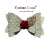 White Hair Bow Clip for Babies, Girls, Women | Premium Stylish Hair Bow Clip