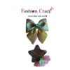 Multicolor Ponytail & Star Hair Bow Clip - Image 5