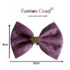 Elegant Purple Bow Hair Clip for Babies Girls & Women - Image 5