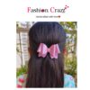 Multicolor Pigtail Hair Bow Clip Pack of 3 - Image 6