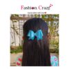 Multicolor Pigtail Hair Bow Clip Pack of 3 - Image 5