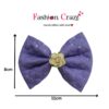Lavender Hair Bow Clip - Image 5