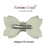 White Hair Bow Clip for Babies, Girls, Women | Premium Stylish Hair Bow Clip - Image 6