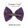 Elegant Purple Bow Hair Clip for Babies Girls & Women - Image 6