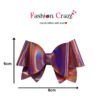 Pink Pigtail Hair Bow Clip - Image 6