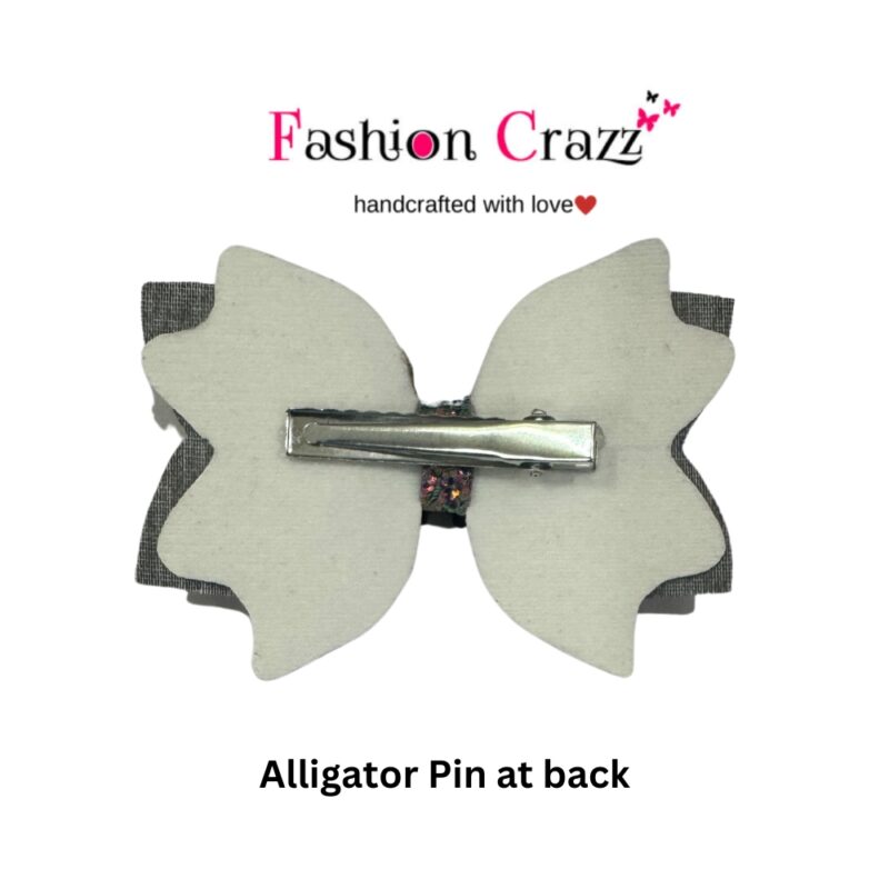Multicolor Hair Bow Clip - Image 6