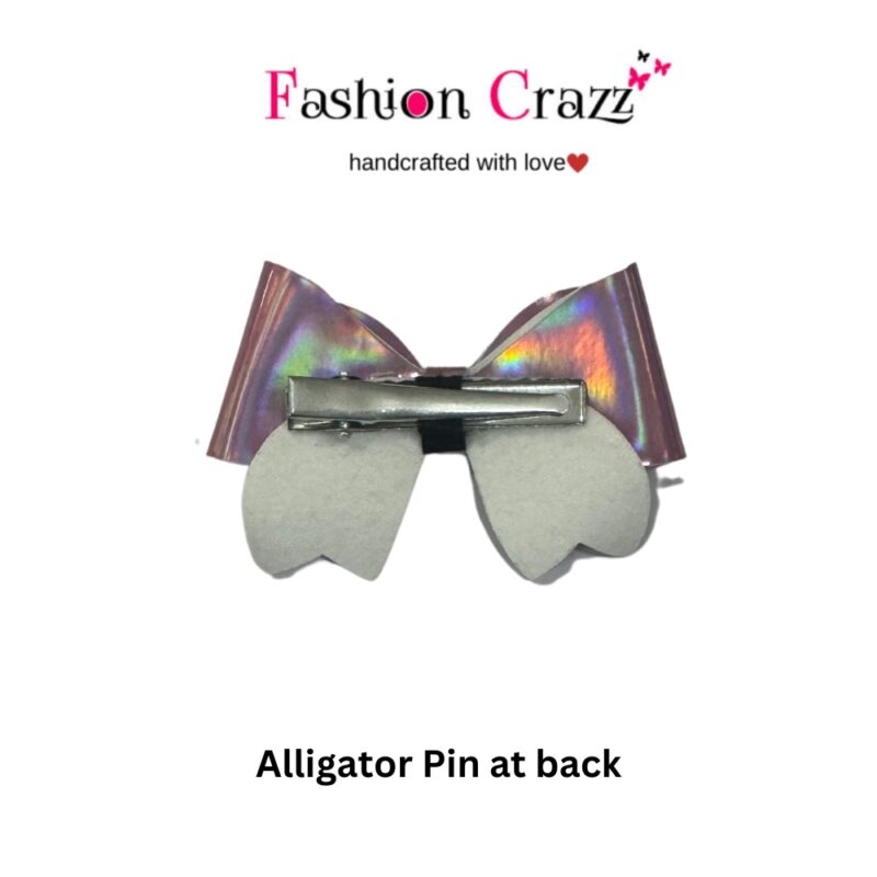 Multicolor Pigtail Hair Bow Clip Pack of 3 - Image 9