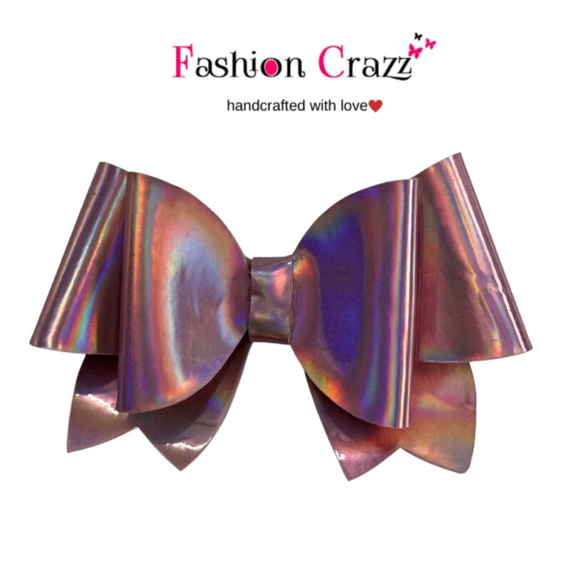 Multicolor Pigtail Hair Bow Clip Pack of 3 - Image 10