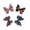 Kids Print Butterfly Medium Hair Bow Clip Set of 4