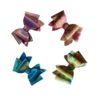 Multicolor Pigtail Hair Bow Clip Pack of 4