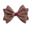 Elegant Large Bow Hair Clip Pink - Image 2