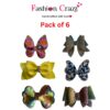 Elegant Bow Hair Clip Mix Pack of 6 - Image 3