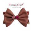 Elegant Large Bow Hair Clip Pink - Image 4