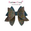 Multicolor Fishtail Bow Hair Clip Medium Set of 2 - Image 6
