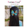 Kids Print Butterfly Large Hair Bow Clip Set of 2 - Image 5
