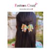 Multicolor Pigtail Hair Bow Clip Pack of 4 - Image 6