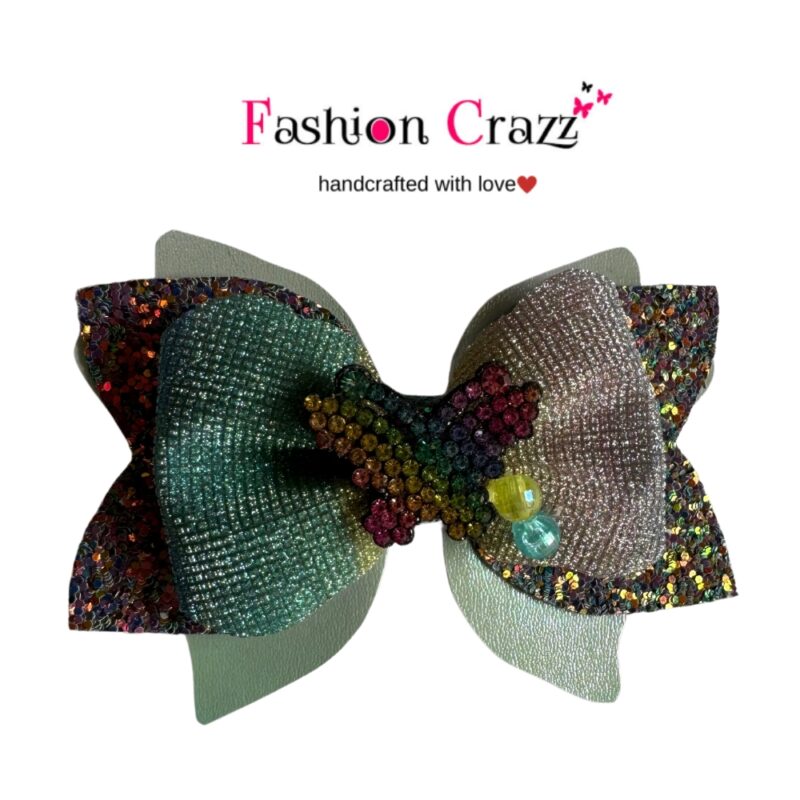 Classic Large Bow Hair Clip Pack of 2 - Image 6