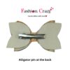 Peach Multicolor Large Hair Bow Clip - Image 6