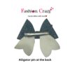Multicolor Fishtail Bow Hair Clip Medium Set of 2 - Image 5