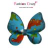 Kids Print Butterfly Large Hair Bow Clip Set of 2 - Image 7