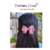 Multicolor Pigtail Hair Bow Clip Pack of 4 - Image 7