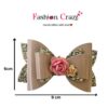 Classic Large Bow Hair Clip Pack of 3 - Image 7