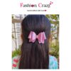 Elegant Bow Hair Clip All Pink Pack of 6 - Image 8