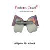 Multicolor Pigtail Hair Bow Clip Pack of 4 - Image 8