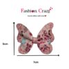 Kids Print Butterfly Medium Hair Bow Clip Set of 4 - Image 9