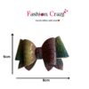 Multicolor Pigtail Hair Bow Clip Pack of 4 - Image 9